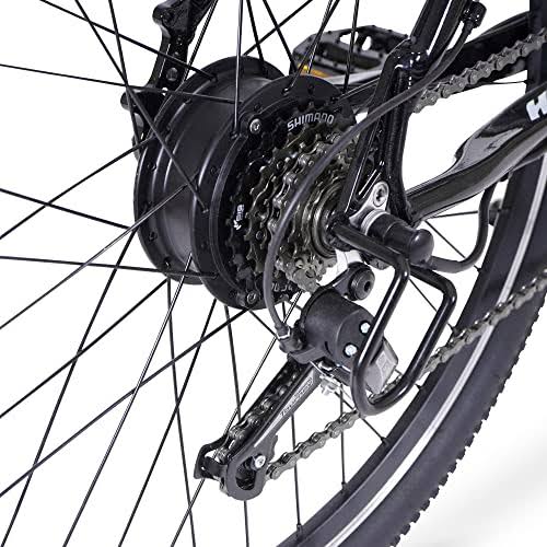 26″ Hyper MTB Electric Bike with 36V 7.8Ah Integrated Battery, Aluminium Frame