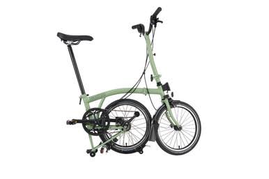 Brompton C Line Explore Bike in Racing Green, Steel