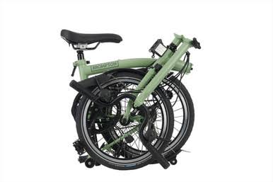 Brompton C Line Explore Bike in Racing Green, Steel
