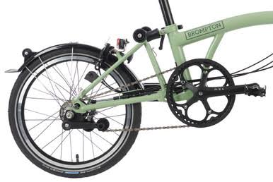 Brompton C Line Explore Bike in Racing Green, Steel