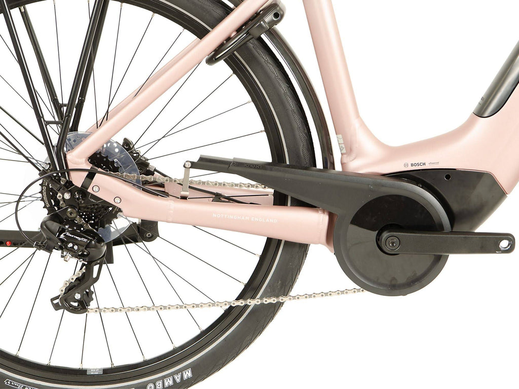 Raleigh Motus Tour Low Step Derailleur 2023 Electric Bike-Pink-41cm